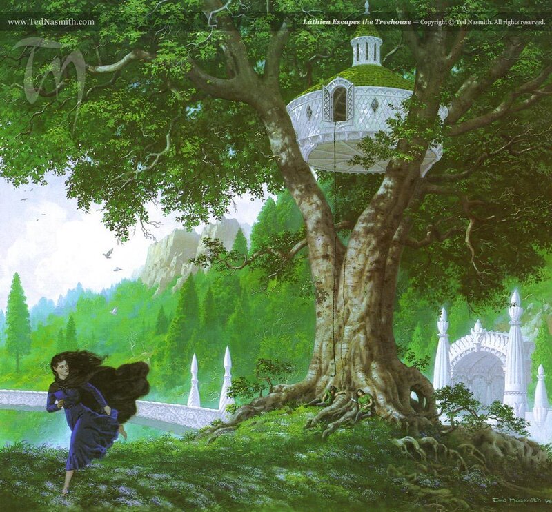 Luthien escapes the treehouse