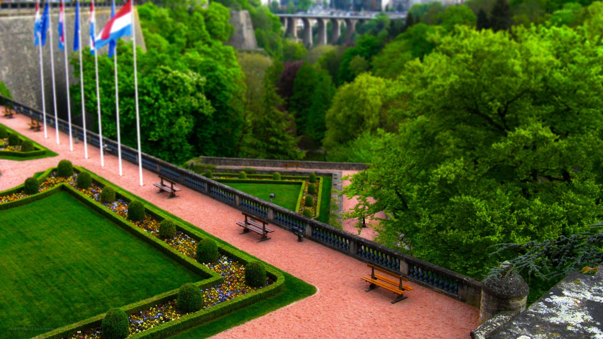 Luxembourg garden view