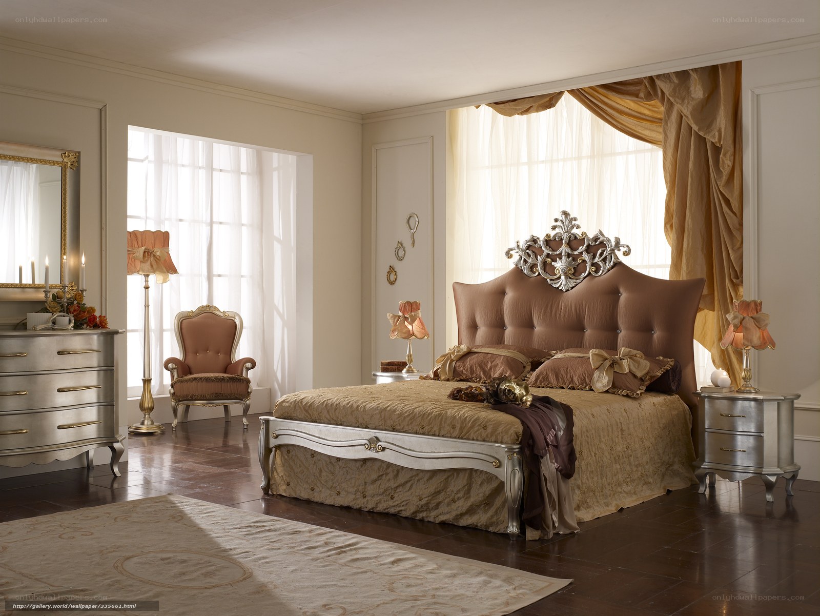 luxurious bedroom interior