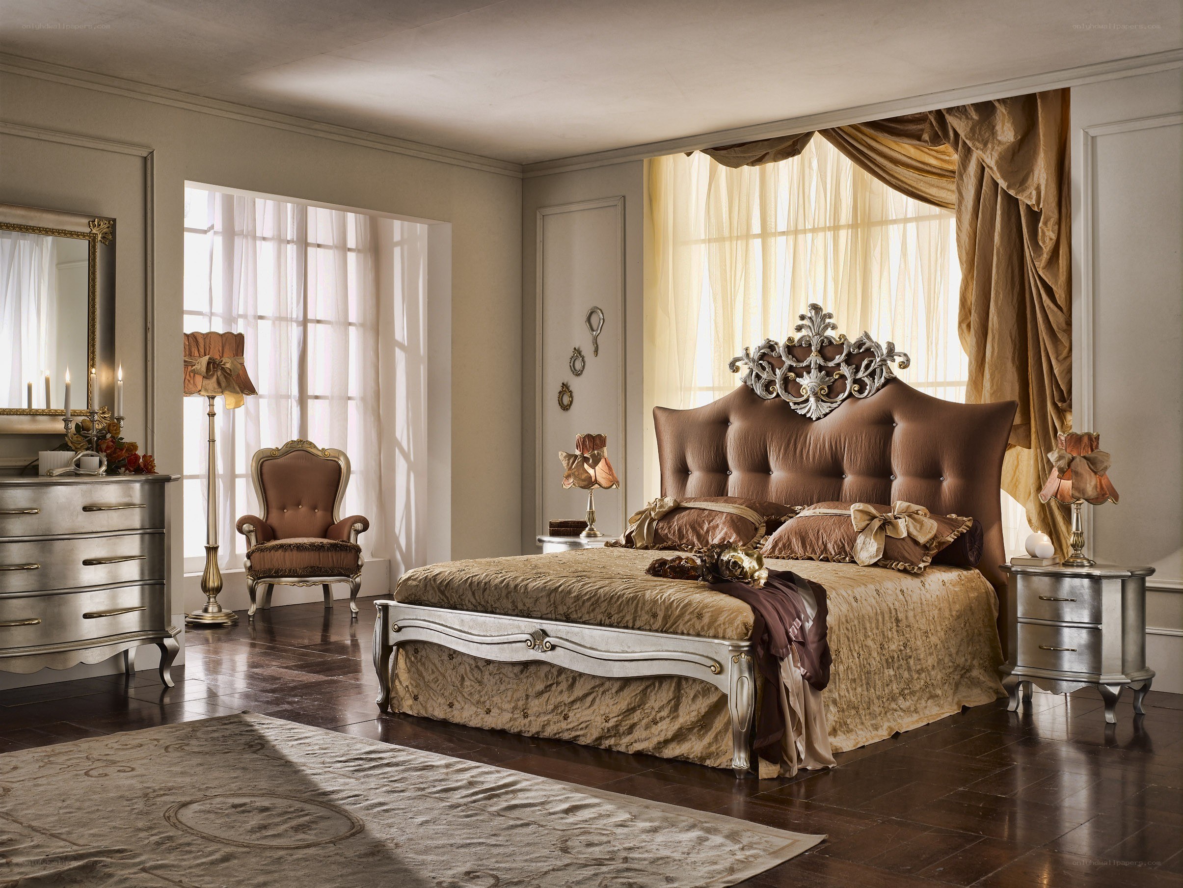luxurious bedroom interior