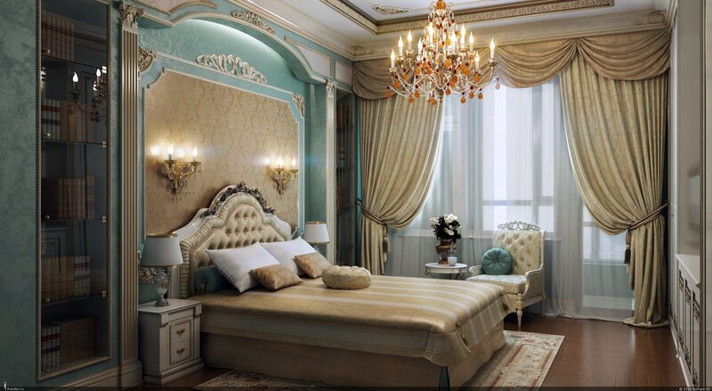luxurious bedroom interior