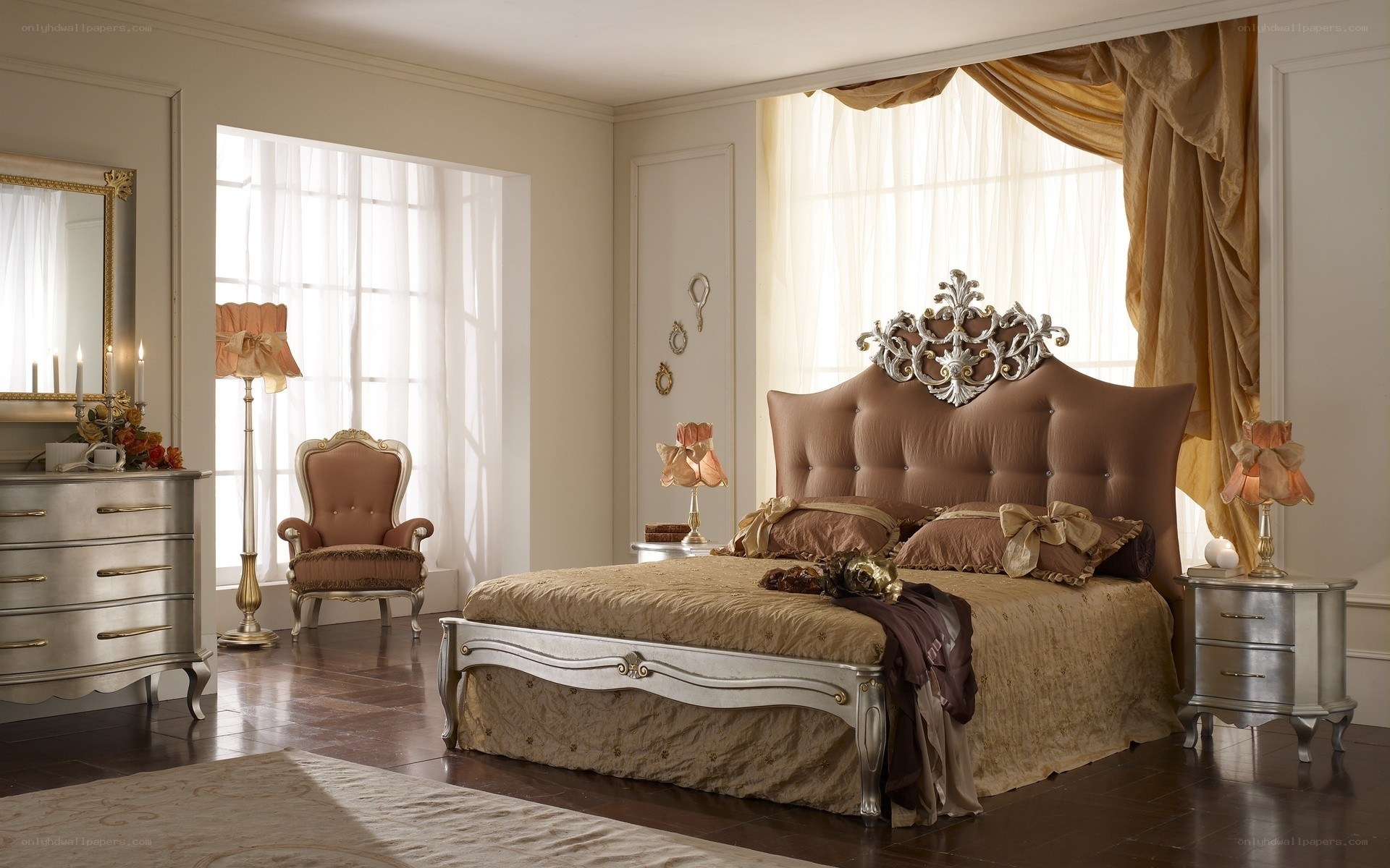 luxurious bedroom interior