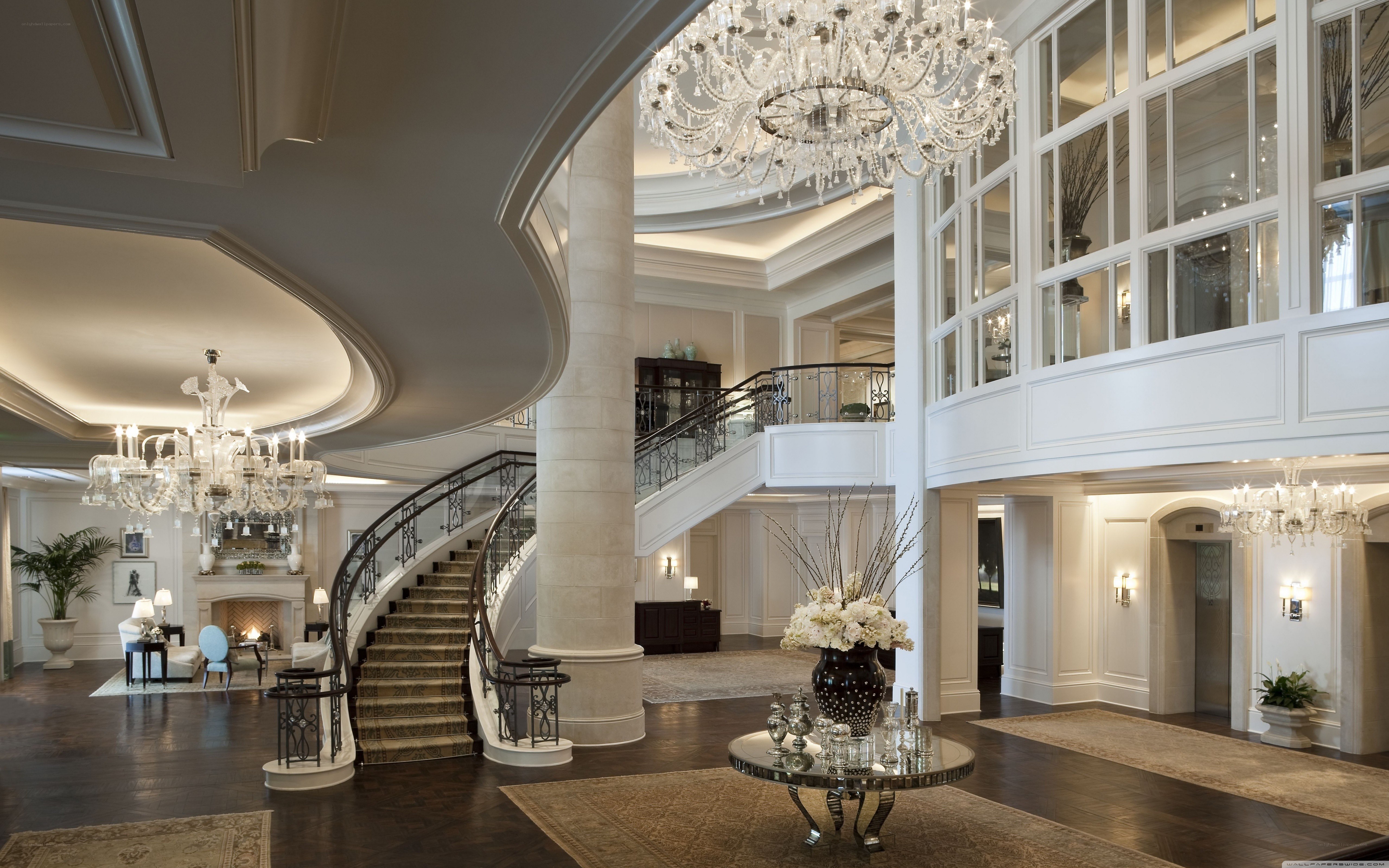 luxurious grand foyer