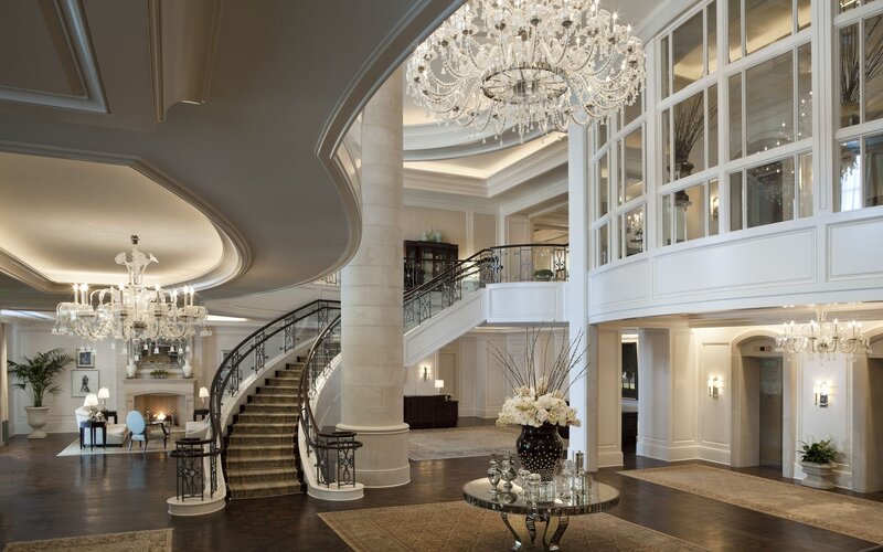 luxurious grand foyer
