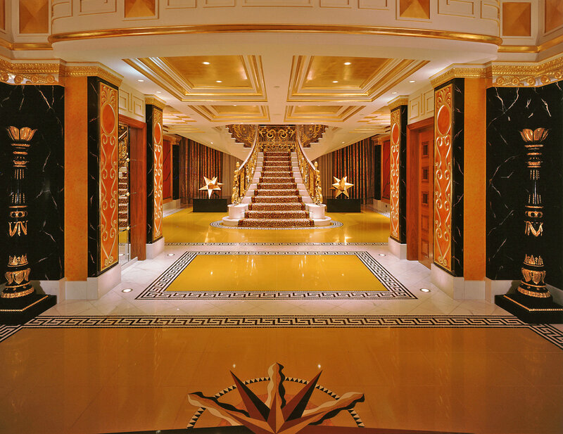 luxurious grand hall interior