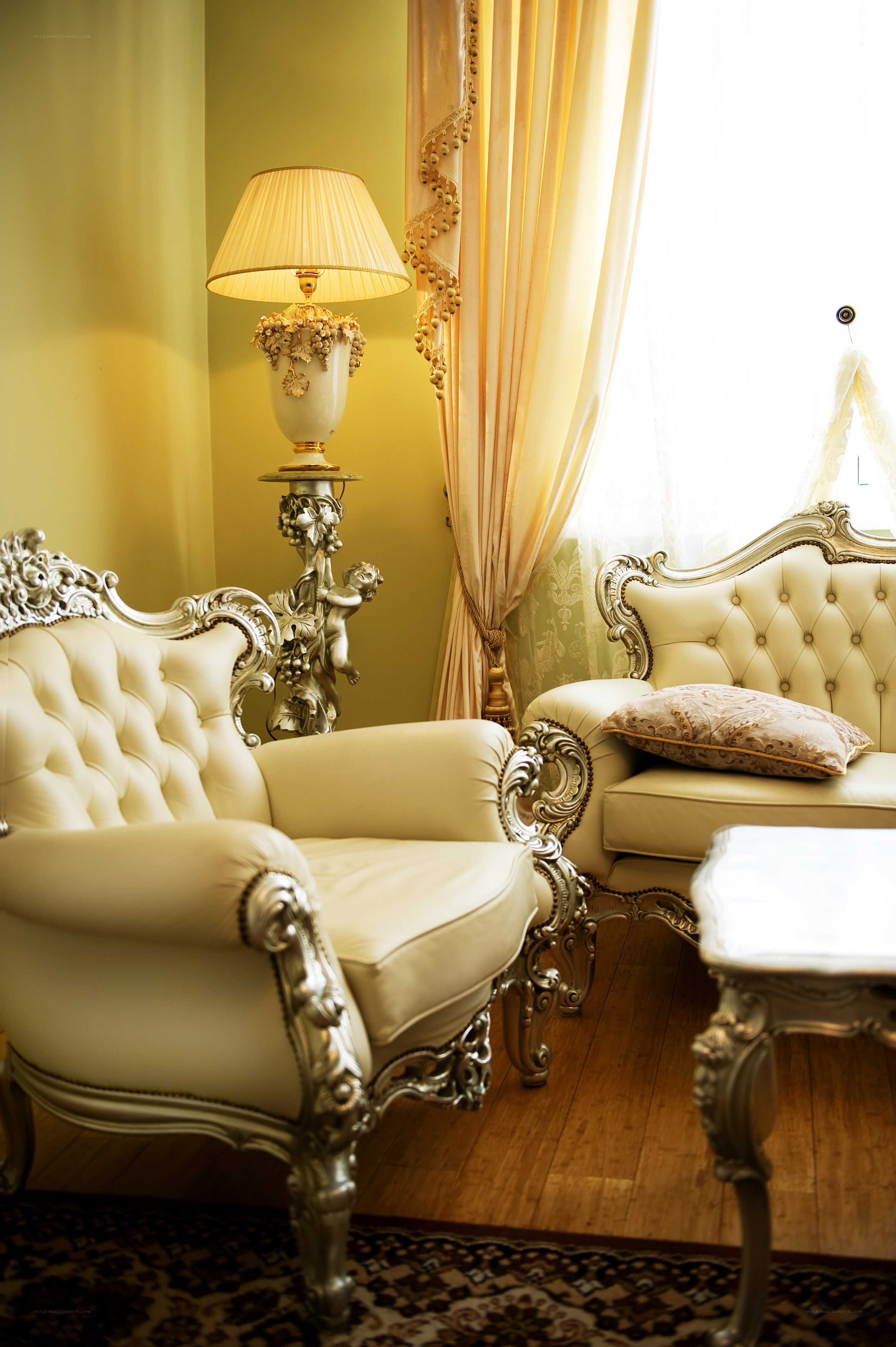 Luxurious living room corner