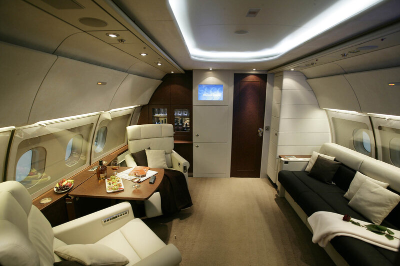 Luxury Airplane Interior
