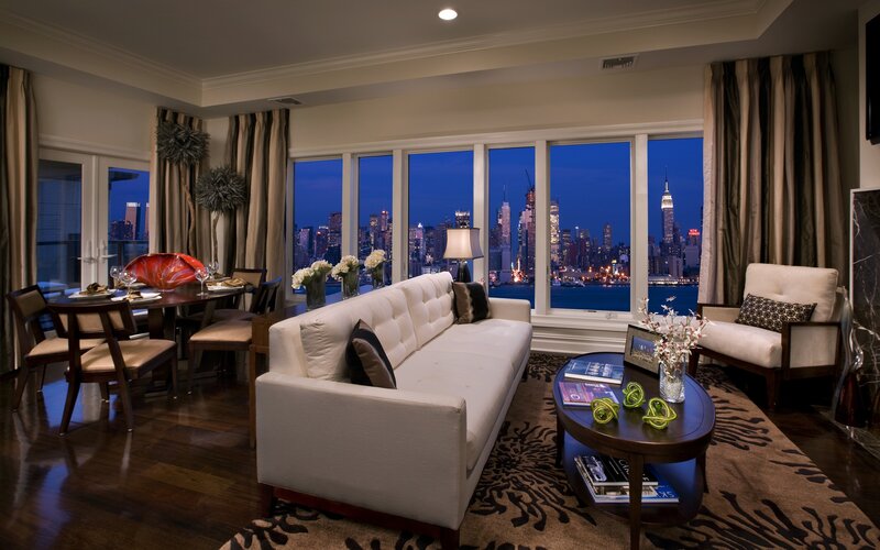Luxury apartment with city view