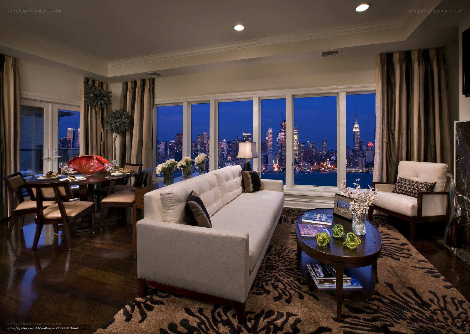 Luxury apartment with city view