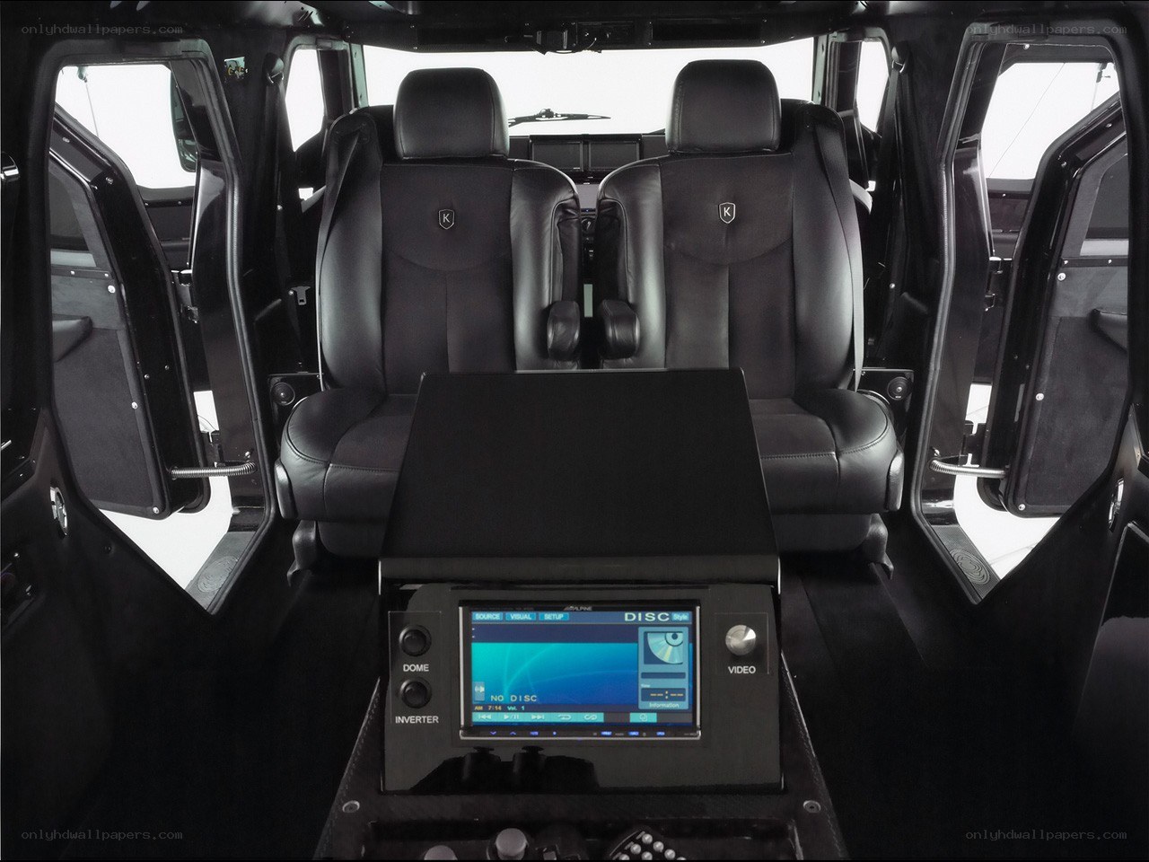 luxury armored vehicle interior