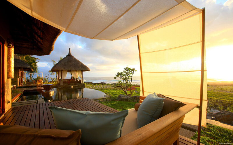 Luxury Beach Villa — Beige