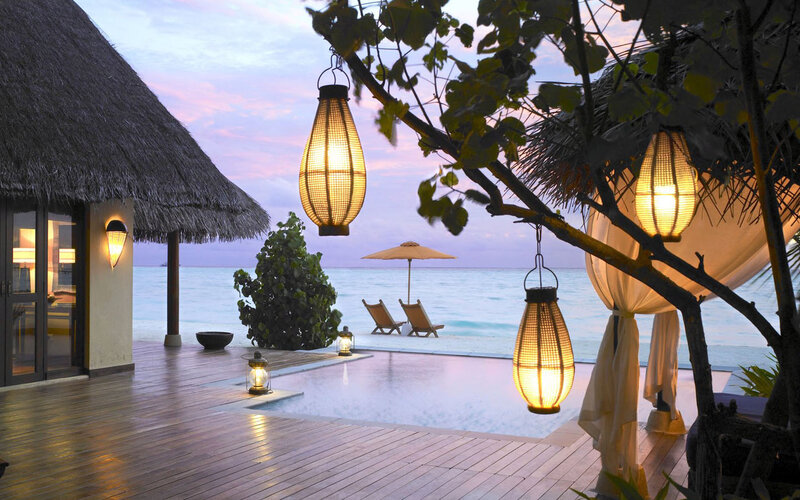 Luxury Beach Villa — Blue, Serene