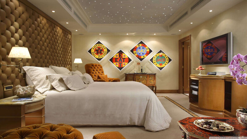 Luxury Bedroom Interior — Beige, Luxurious