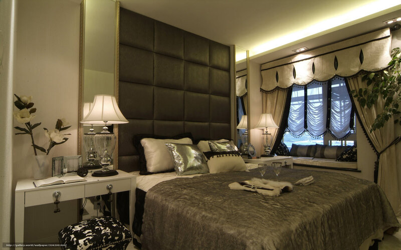 Luxury Bedroom Interior — Brown, Serene
