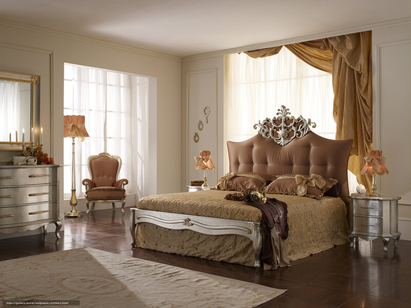 Luxury Bedroom Interior — Brown