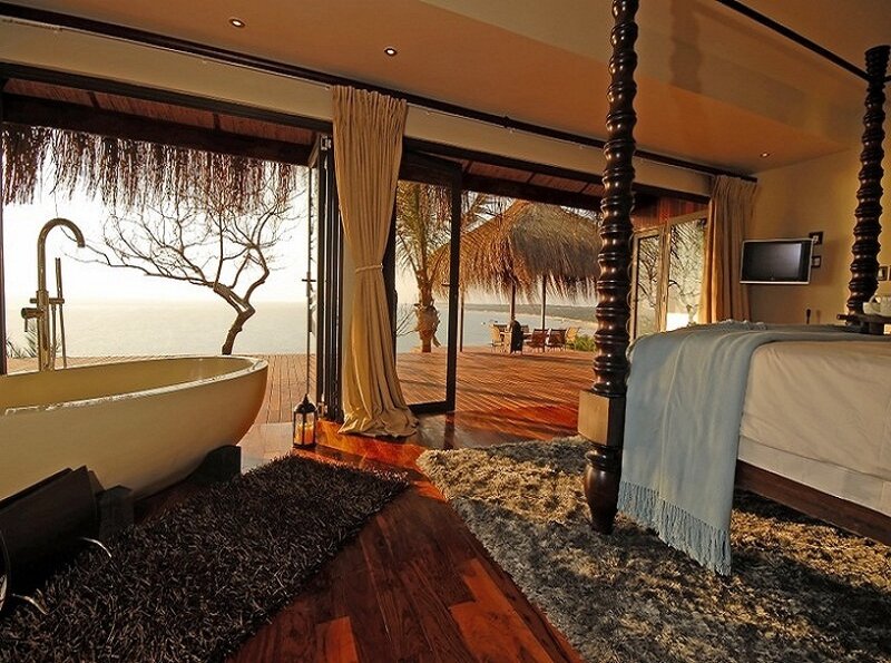 Luxury Bedroom with Bathtub