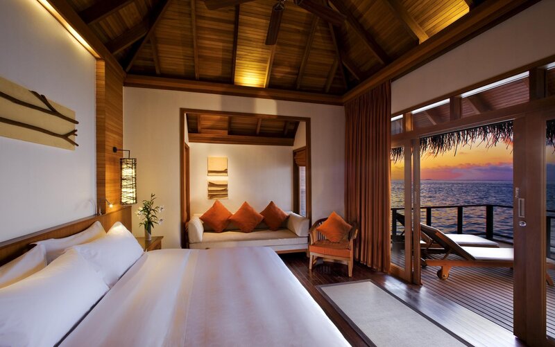 Luxury bedroom with ocean view