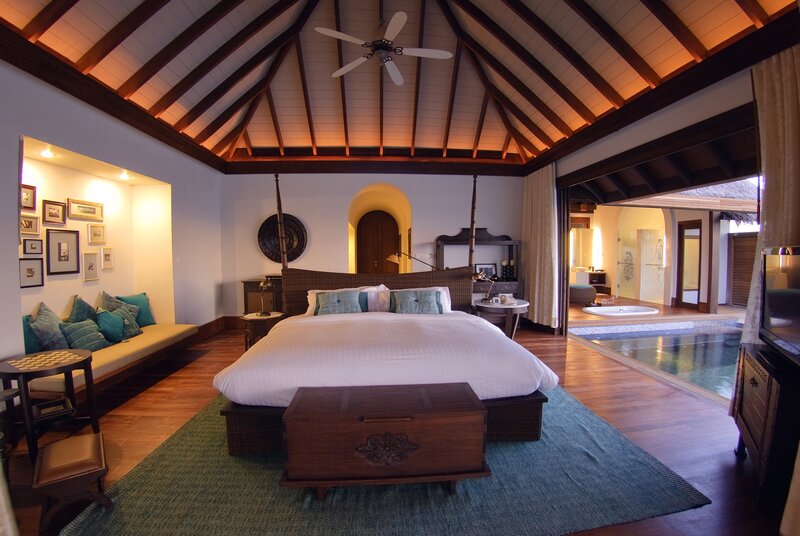 Luxury bedroom with private pool