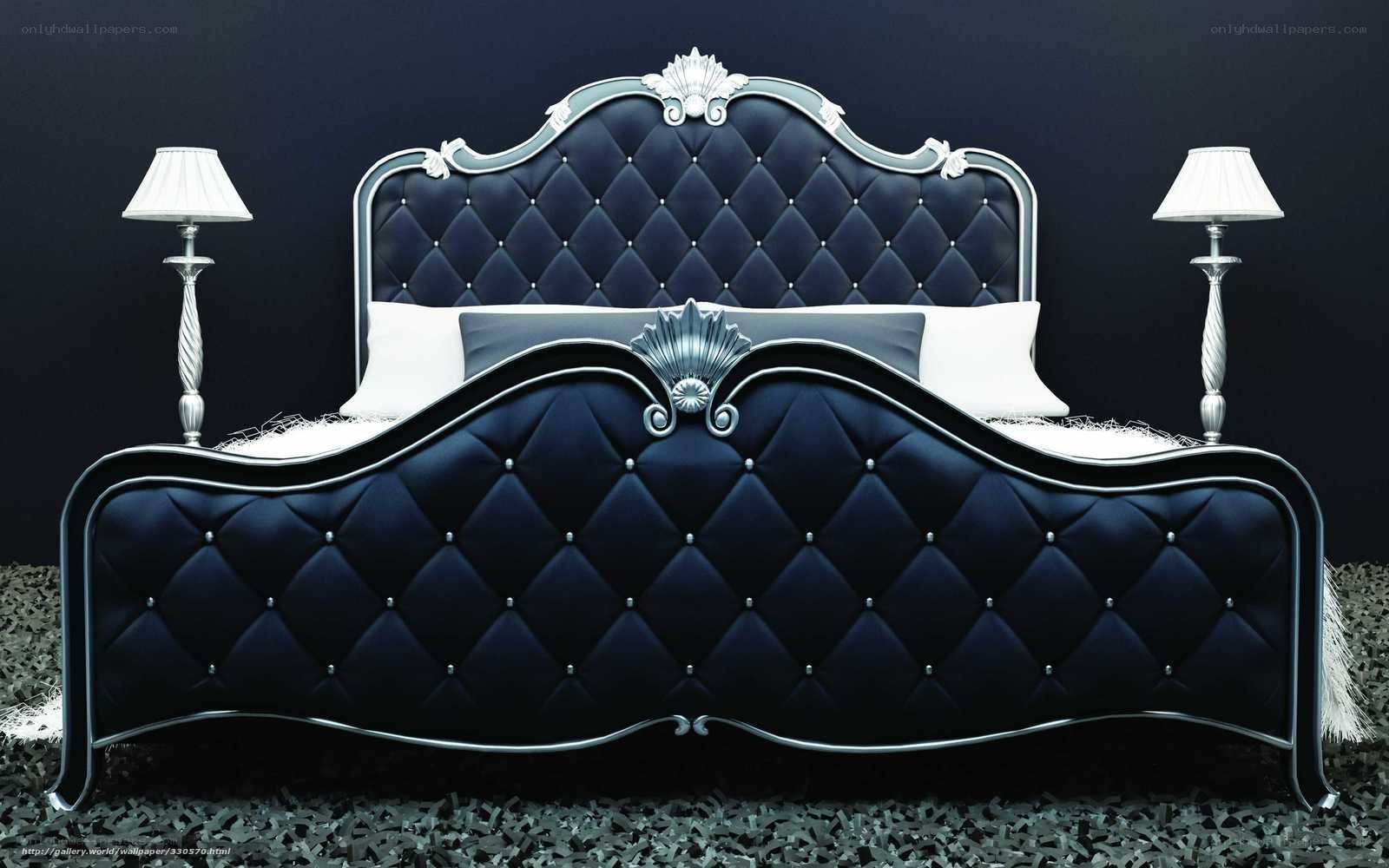 luxury black tufted bed