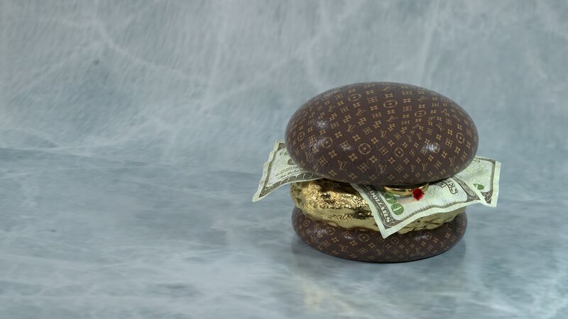 Luxury Burger Sculpture
