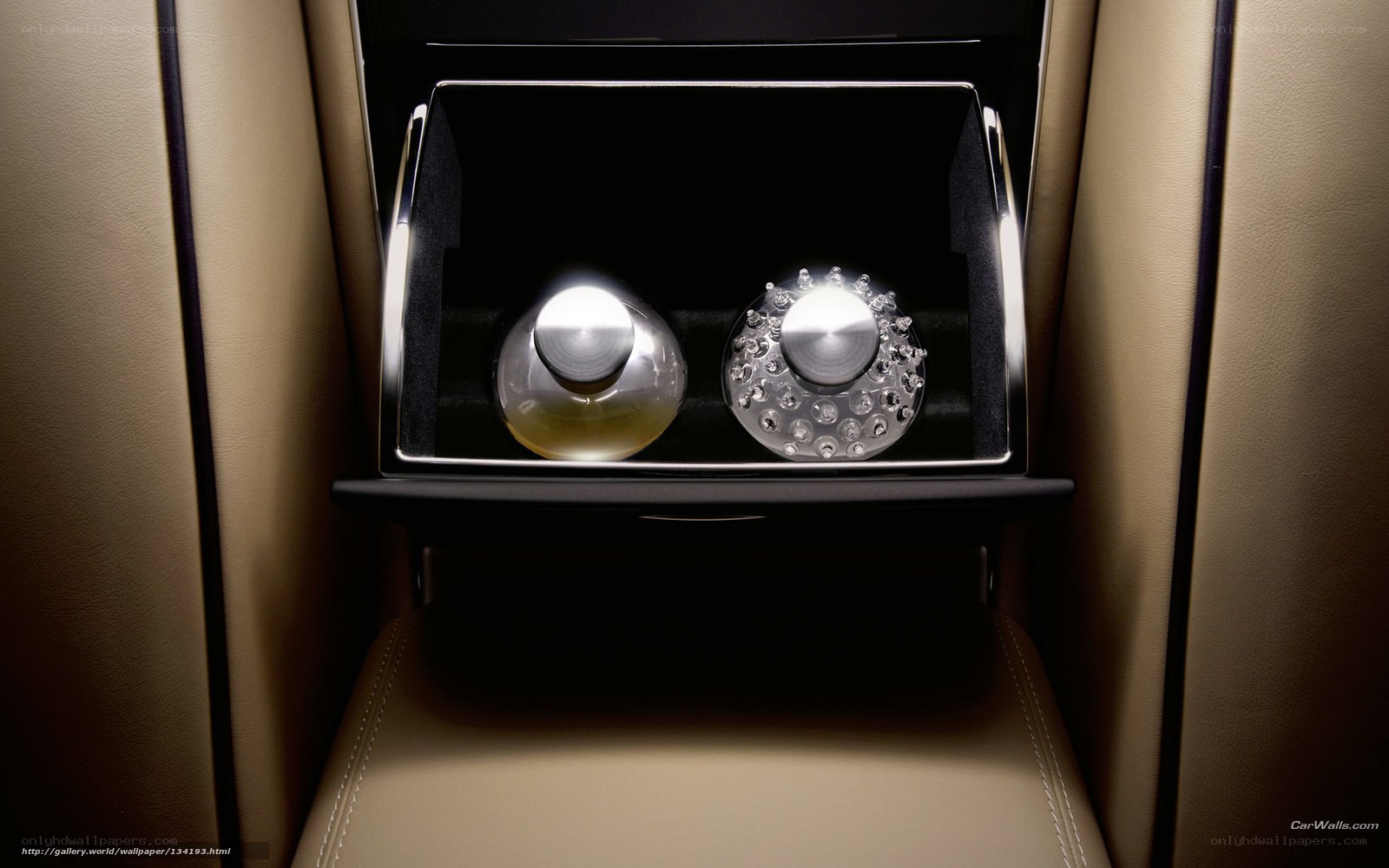 Luxury car center console
