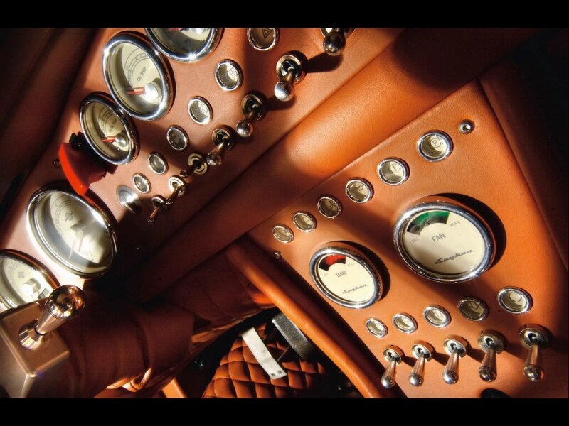 luxury car dashboard interior