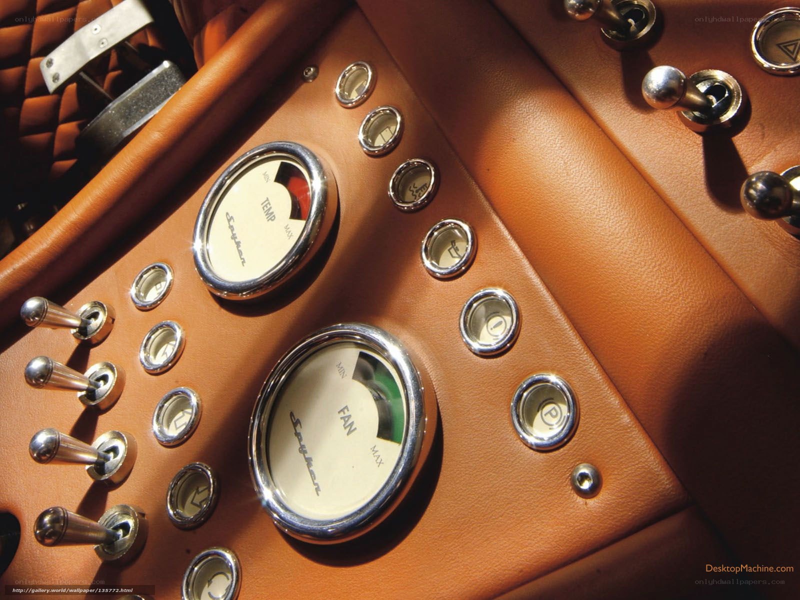 luxury car dashboard interior