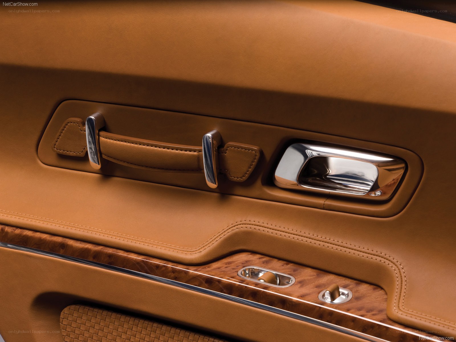 luxury car door interior