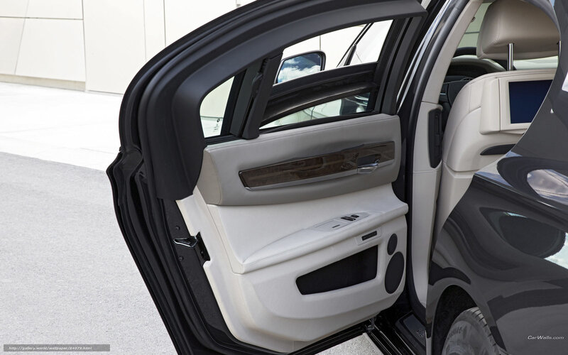luxury car door interior