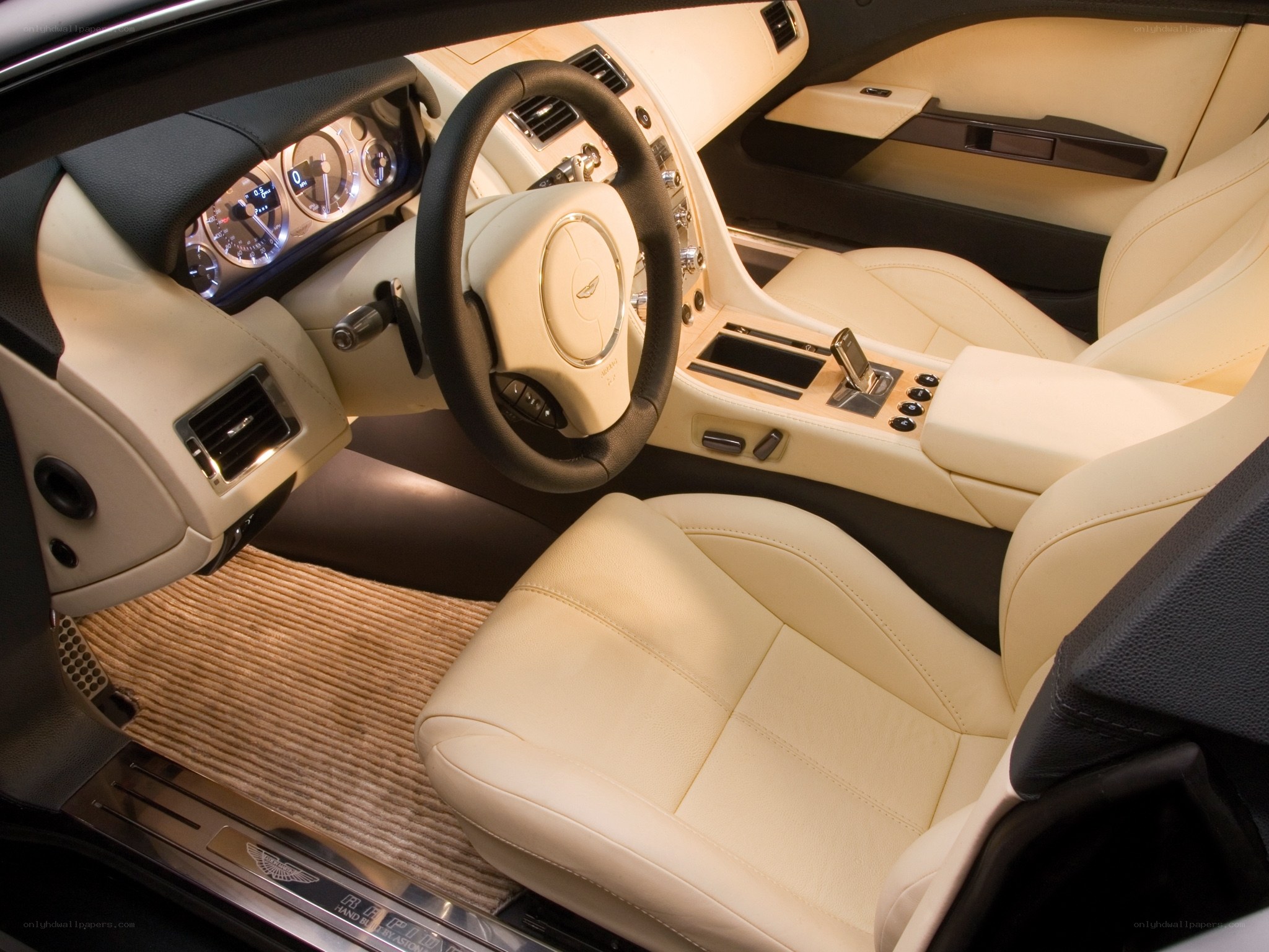 luxury car interior