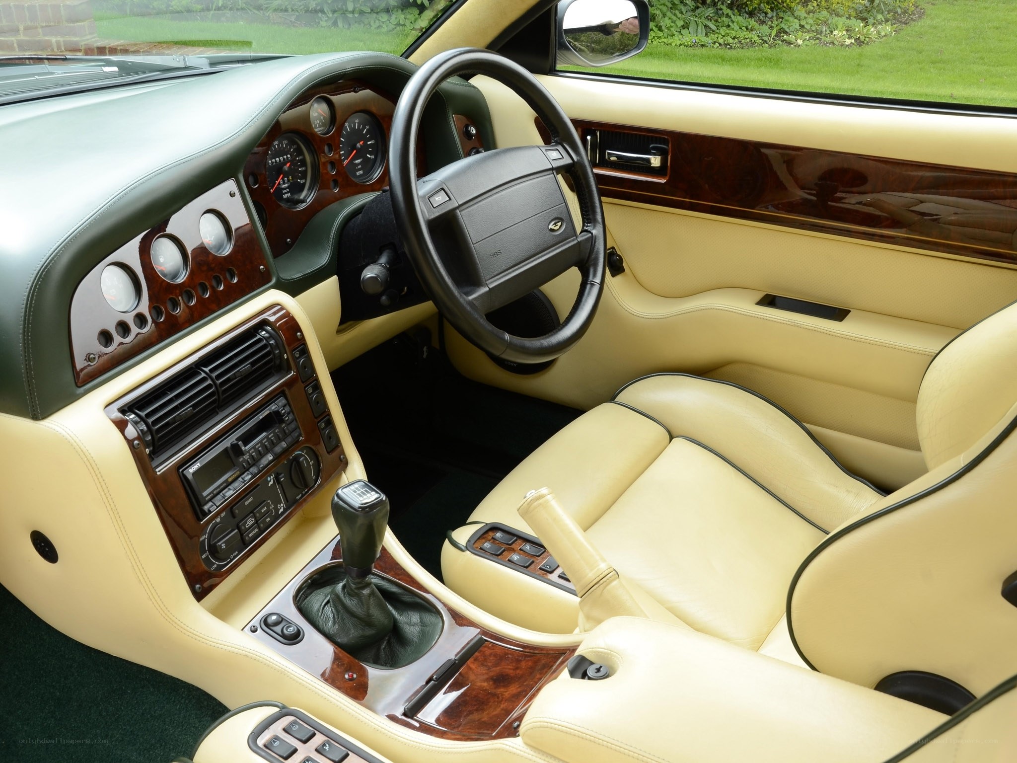 luxury car interior