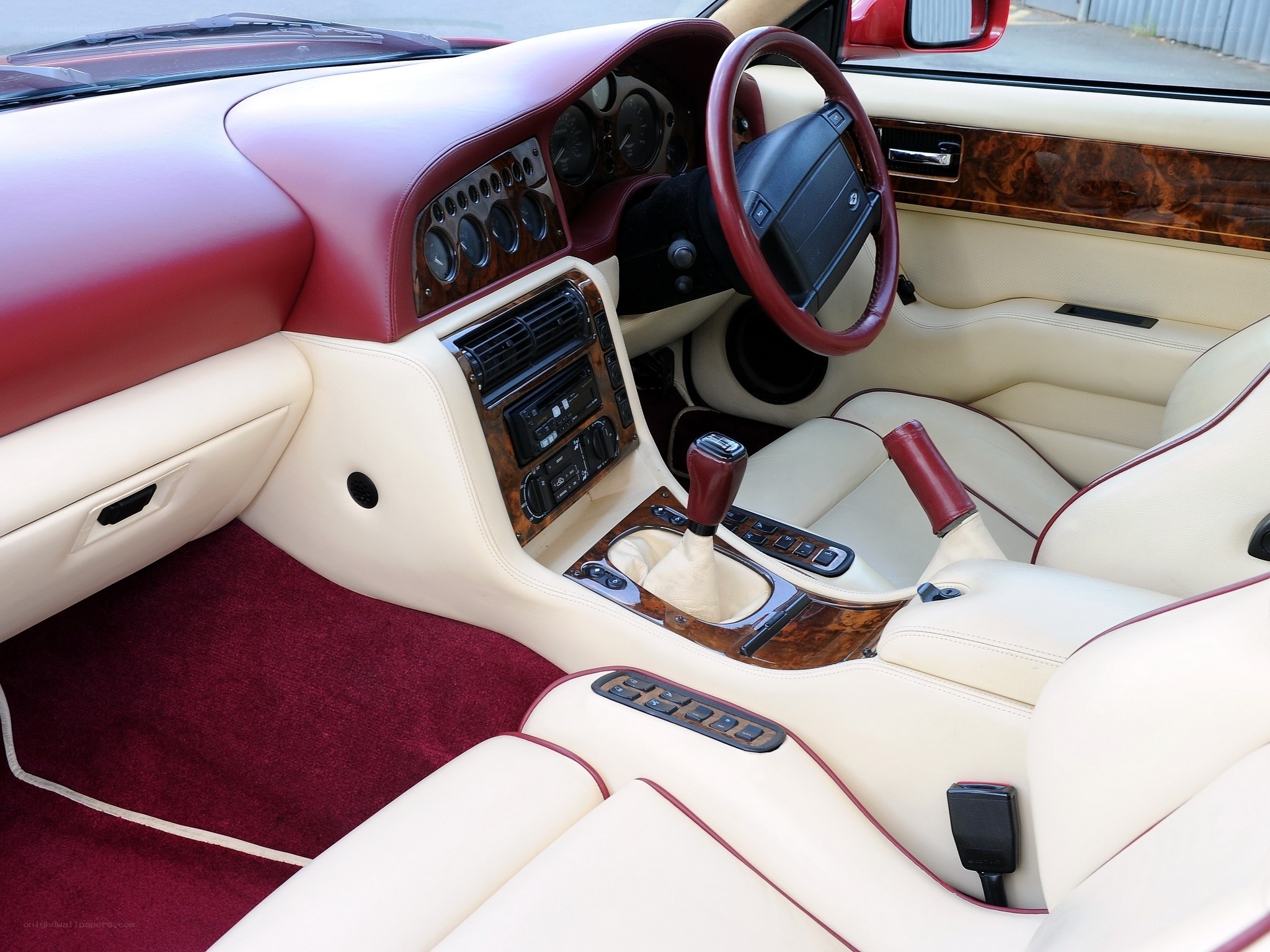 luxury car interior