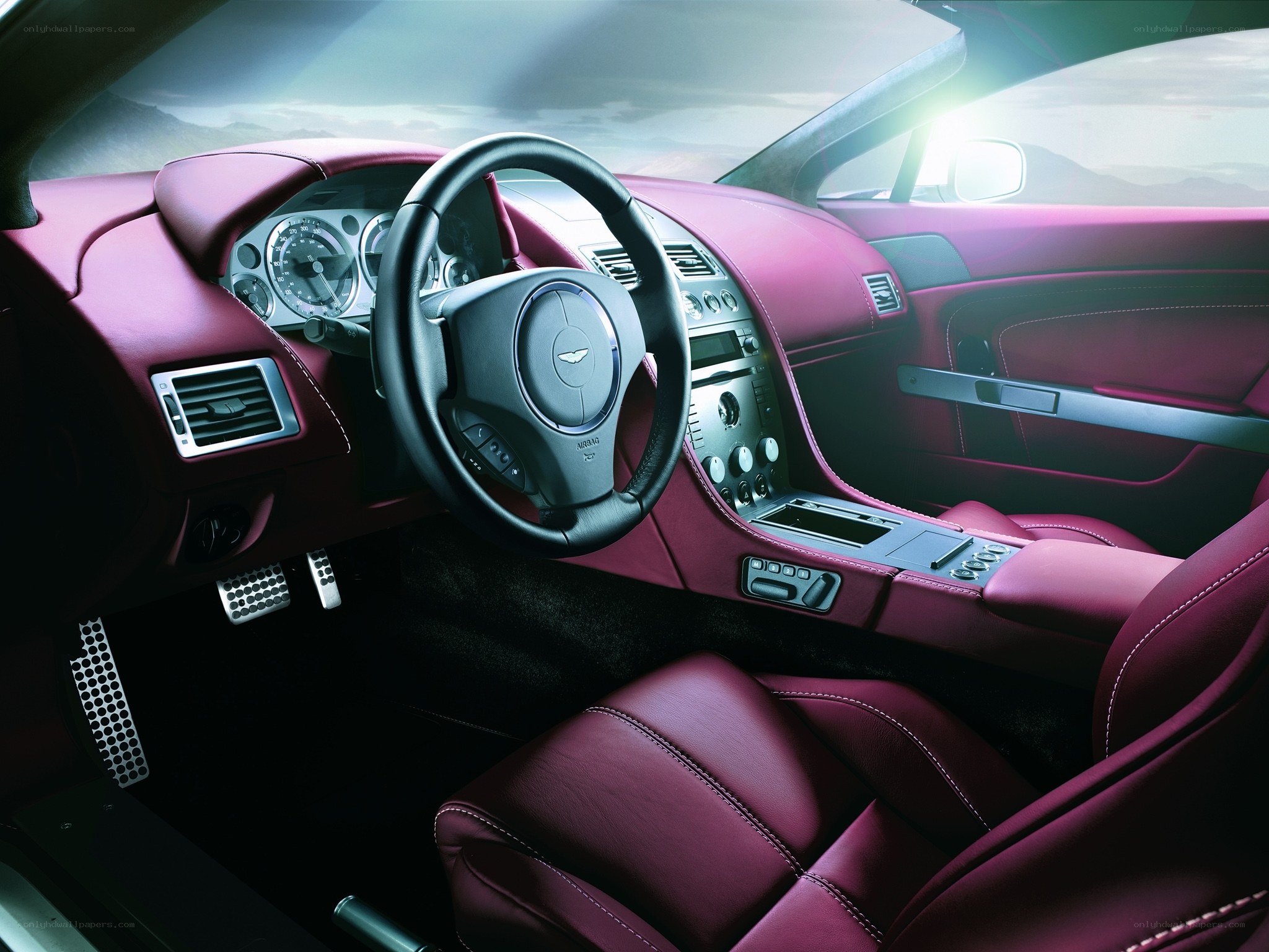 luxury car interior