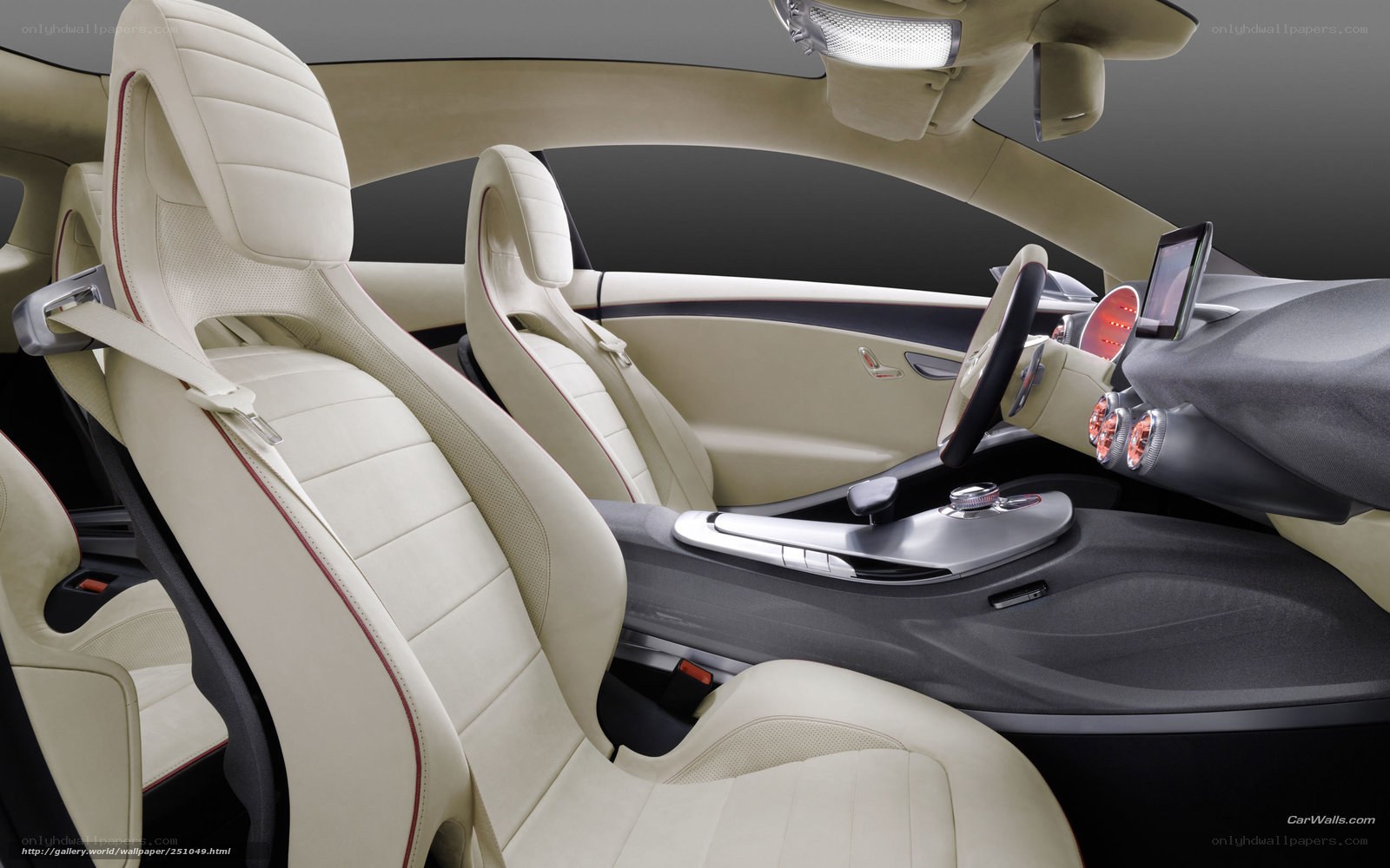 luxury car interior