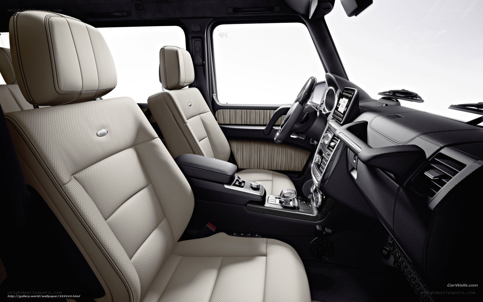 luxury car interior