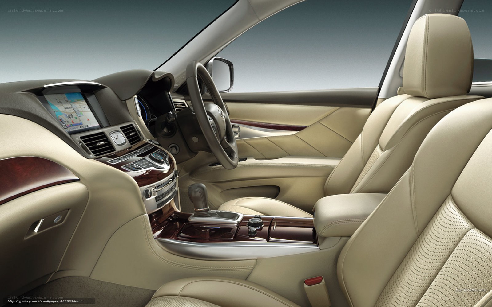 luxury car interior