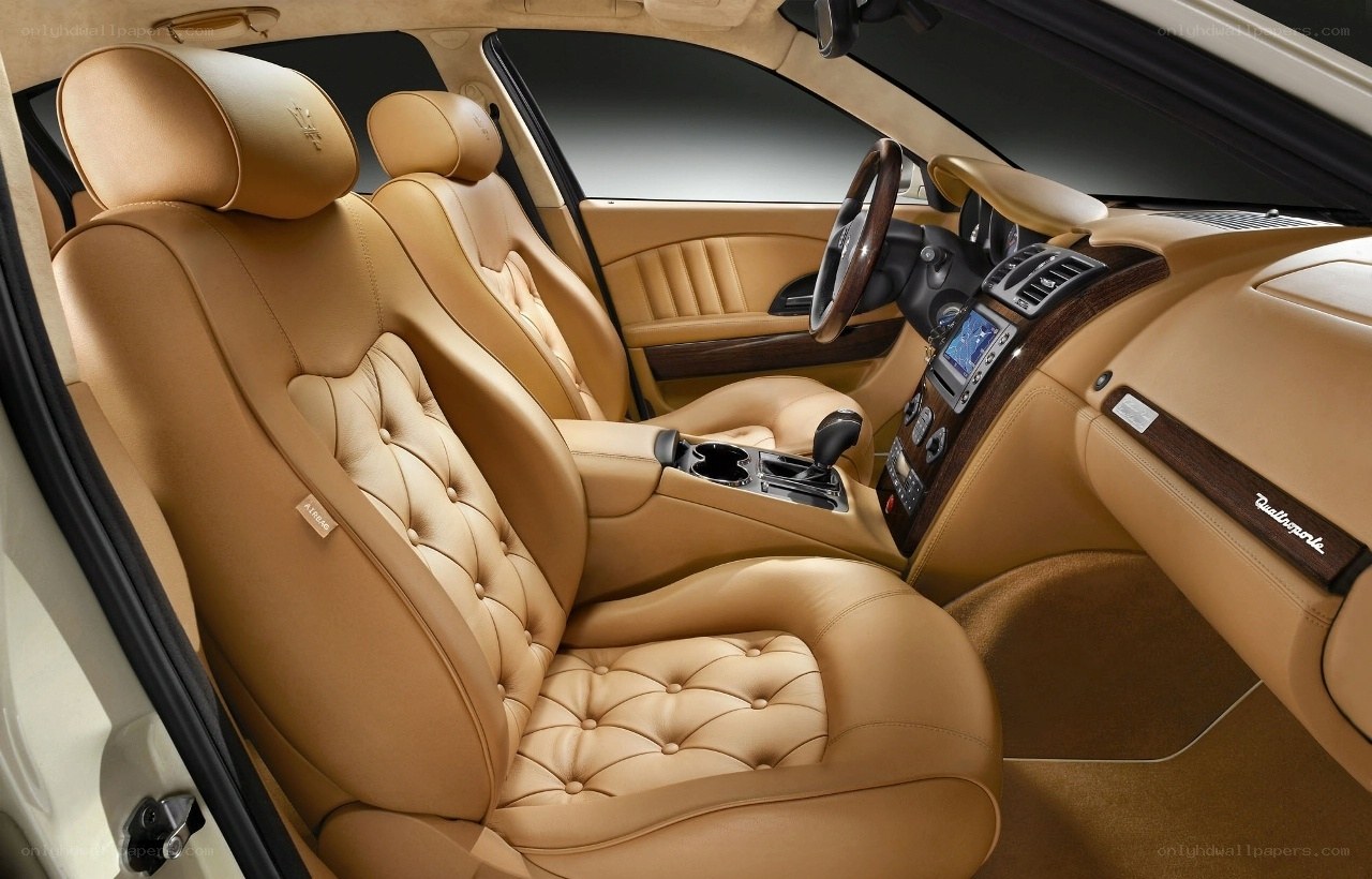 luxury car interior
