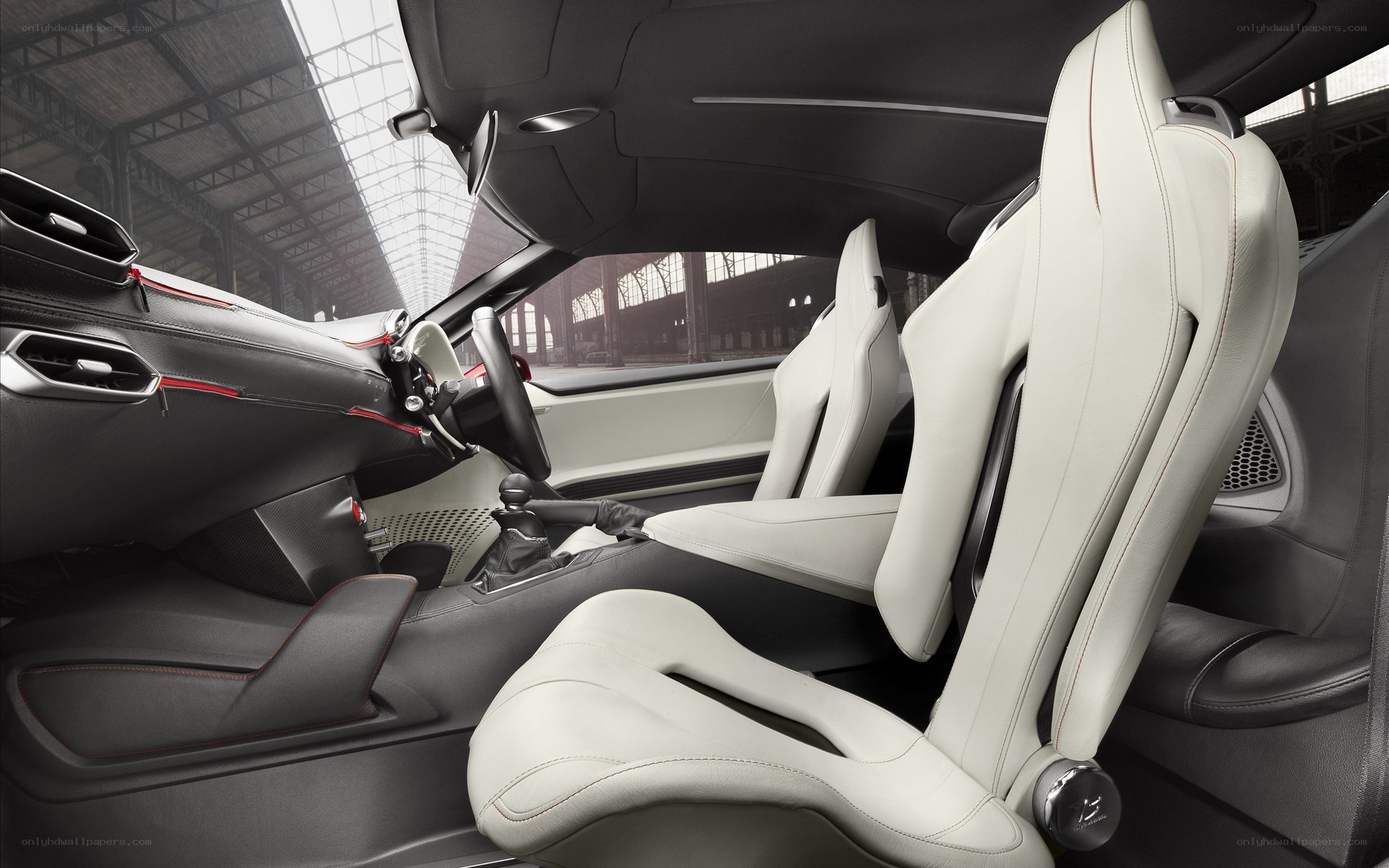 luxury car interior
