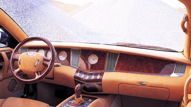 luxury car interior