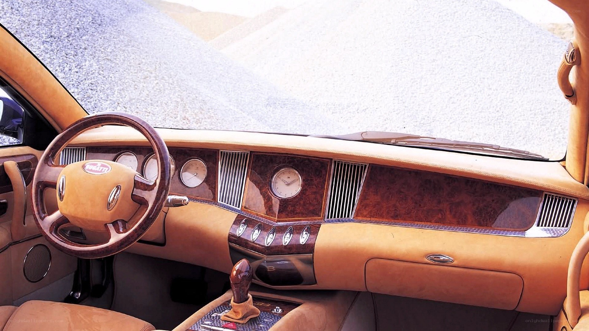 luxury car interior