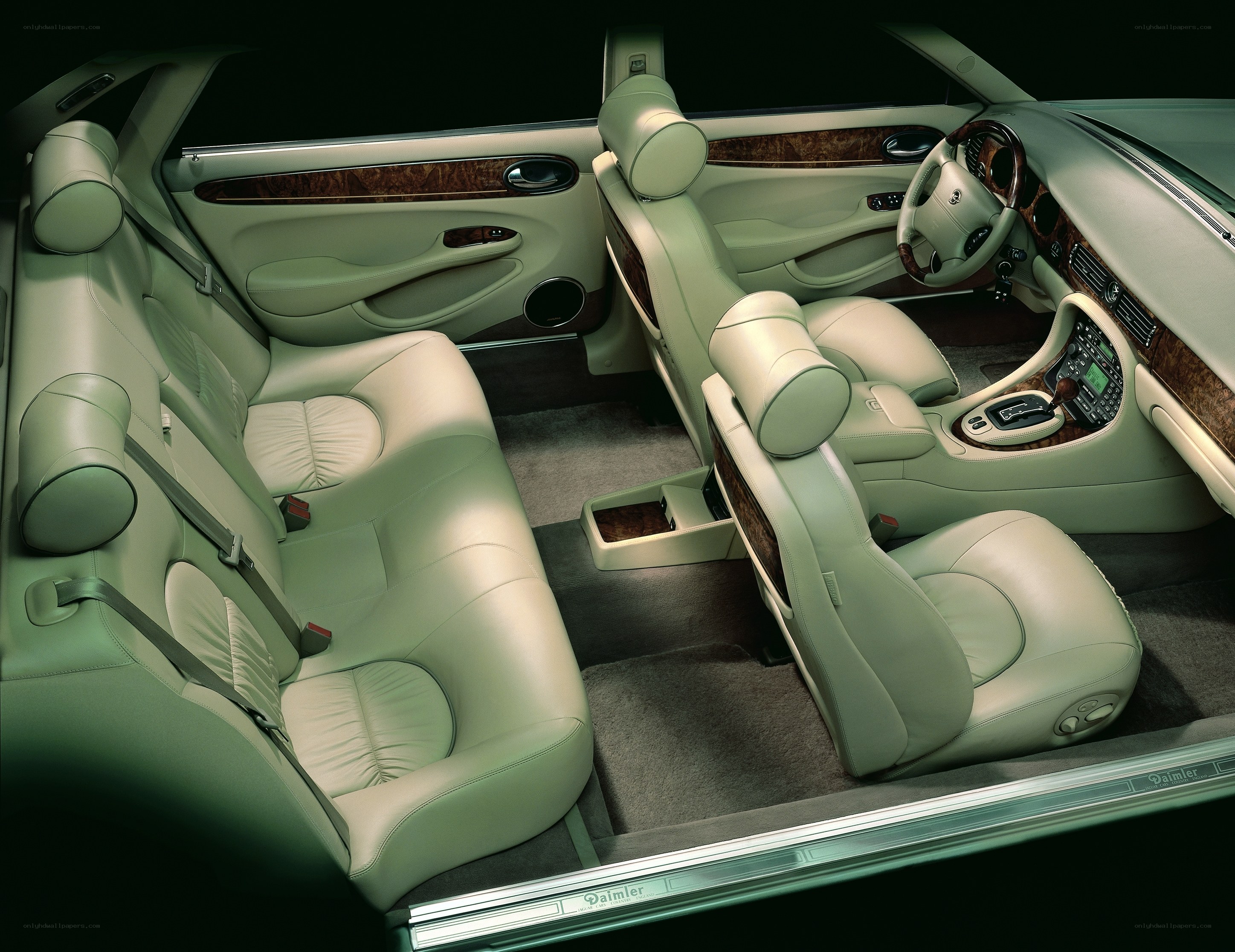 luxury car interior