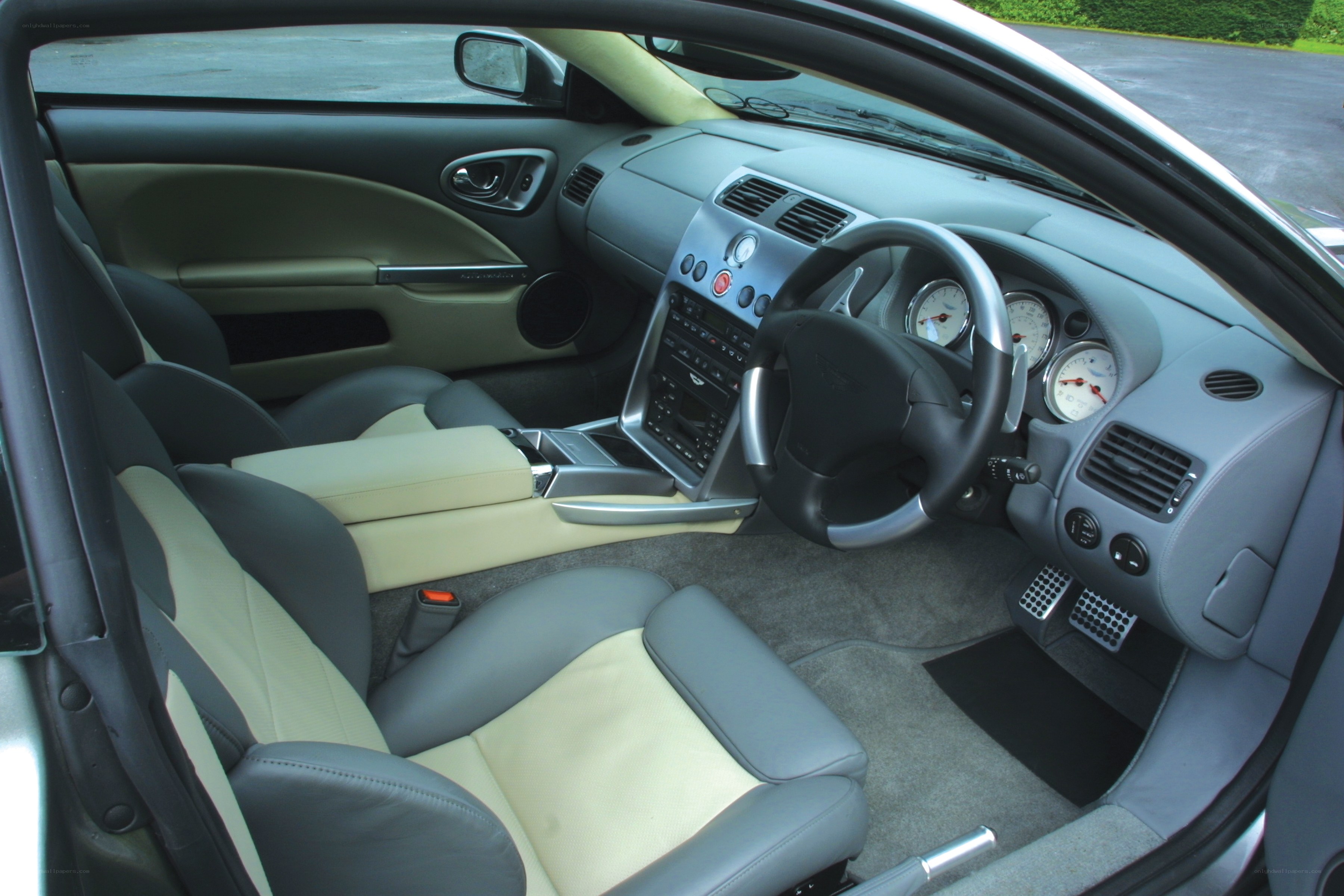 luxury car interior