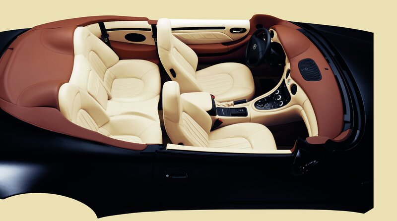 luxury car interior