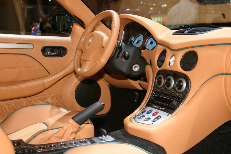 luxury car interior