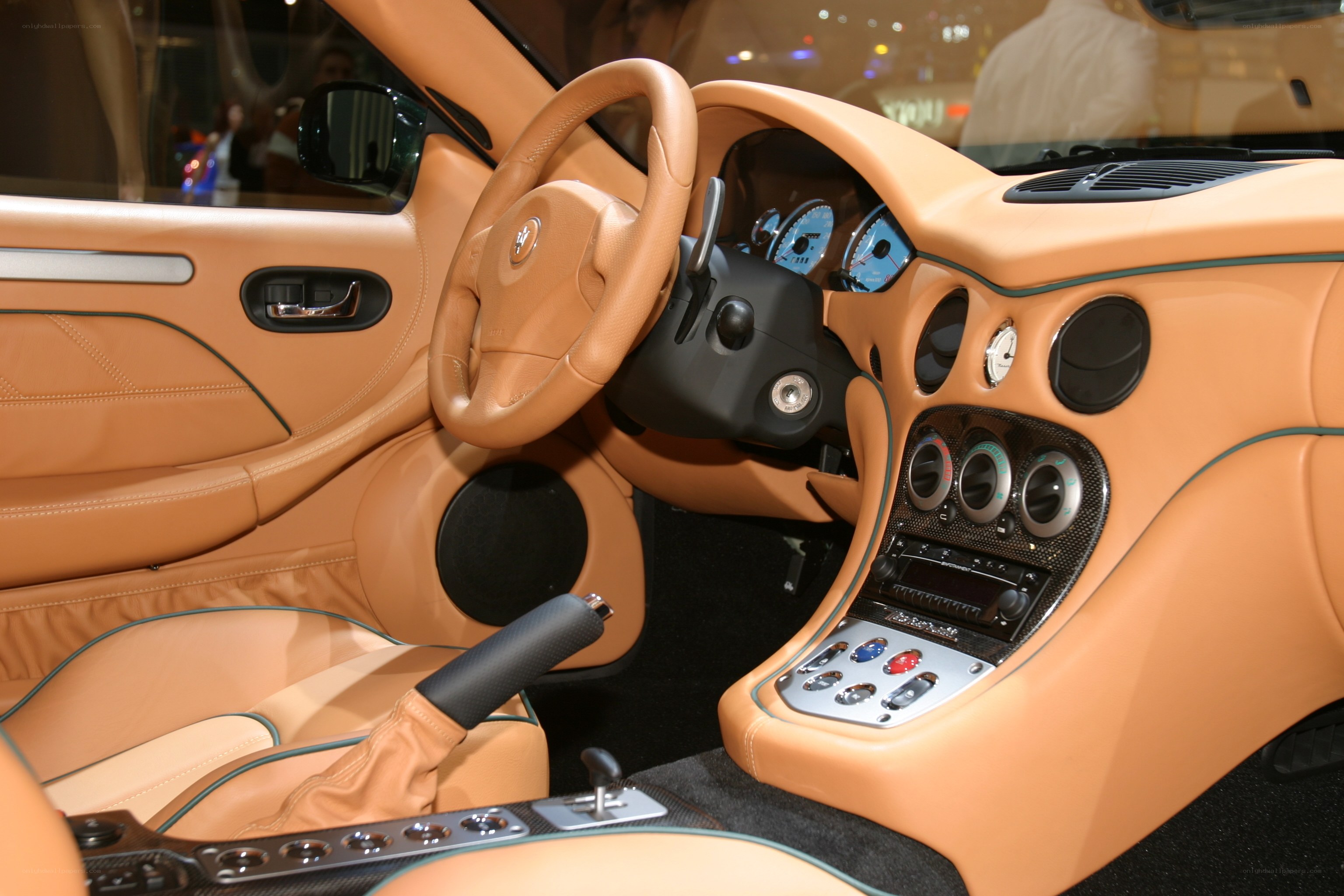 luxury car interior