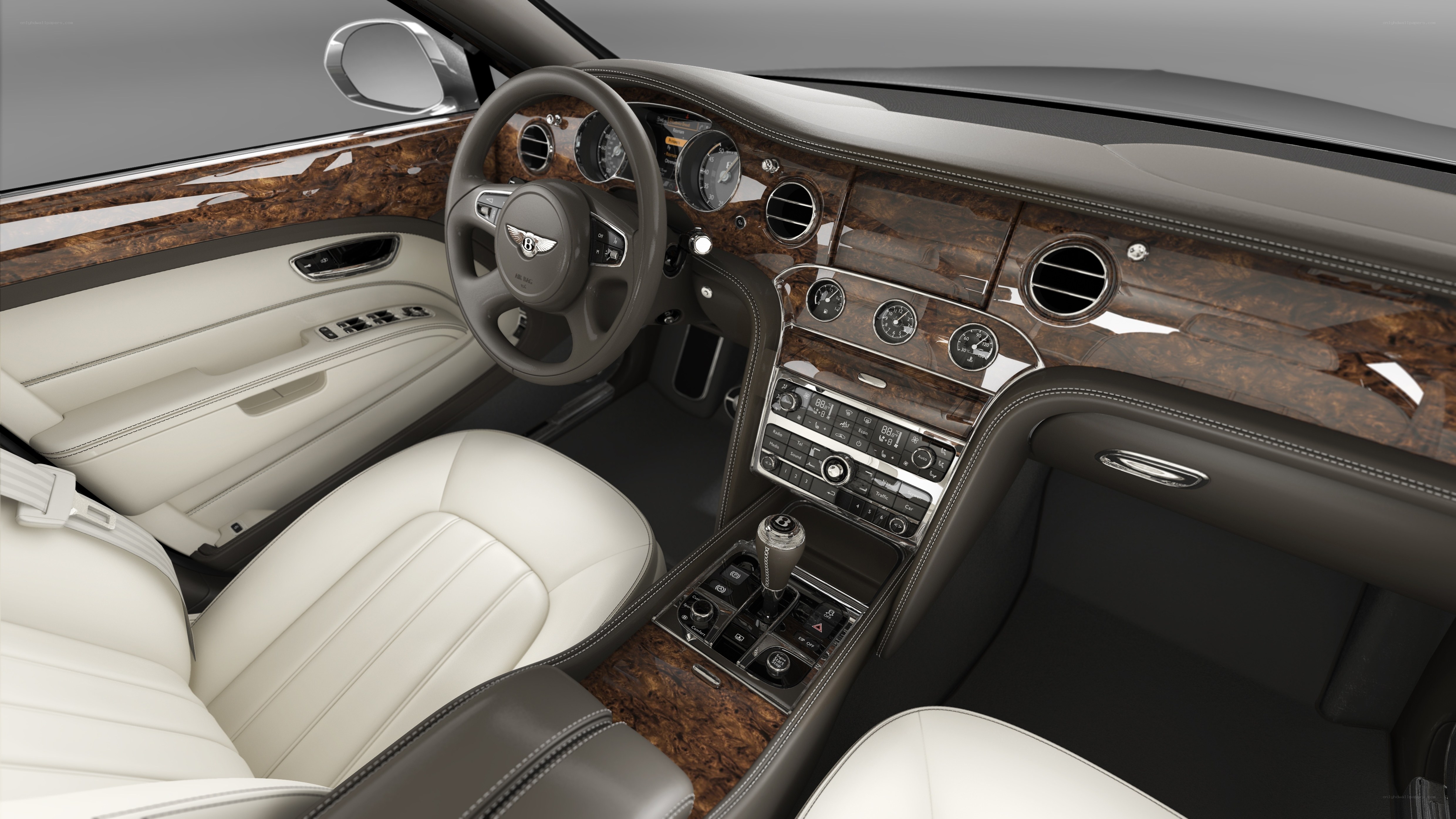 luxury car interior