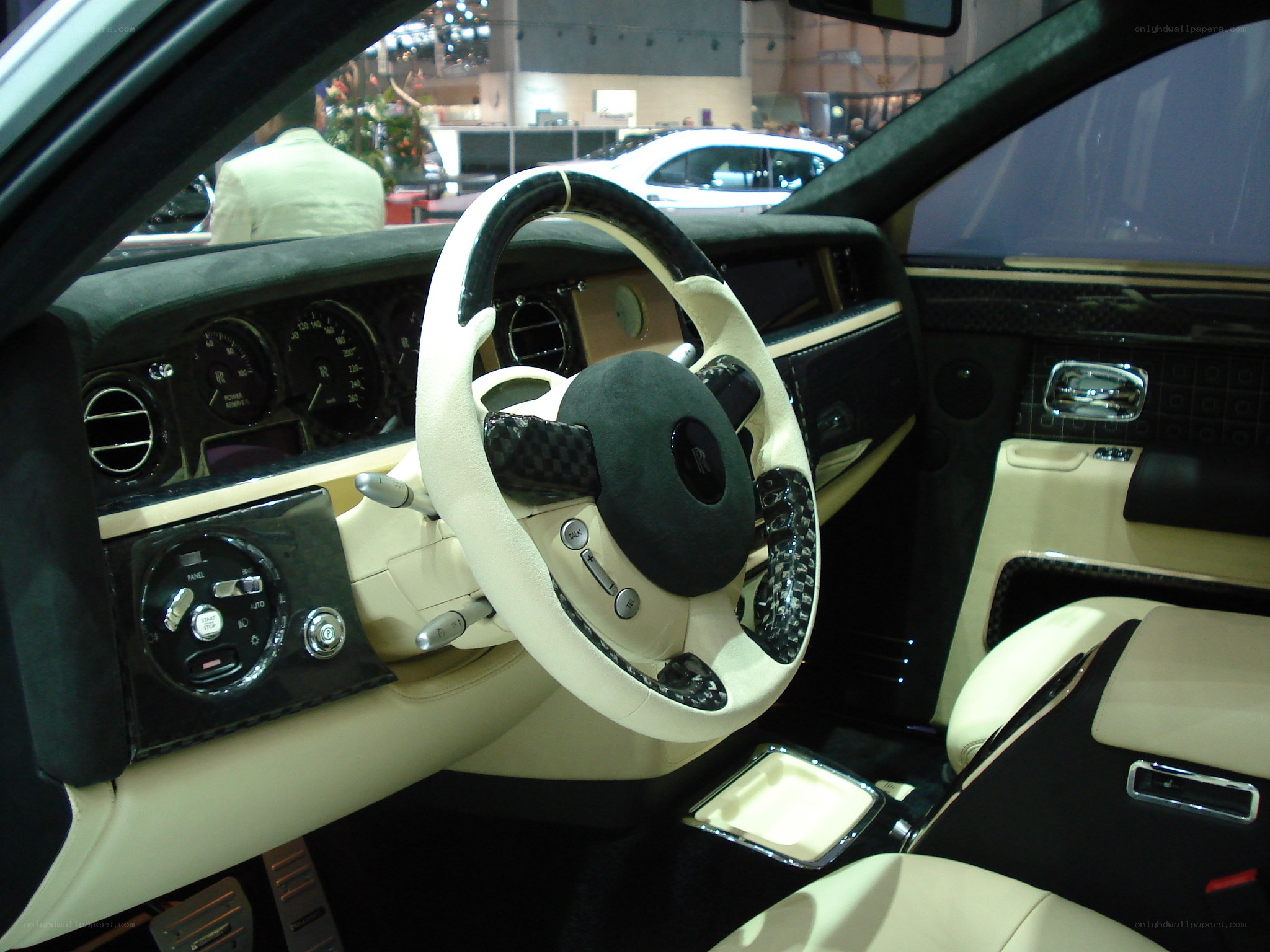 luxury car interior