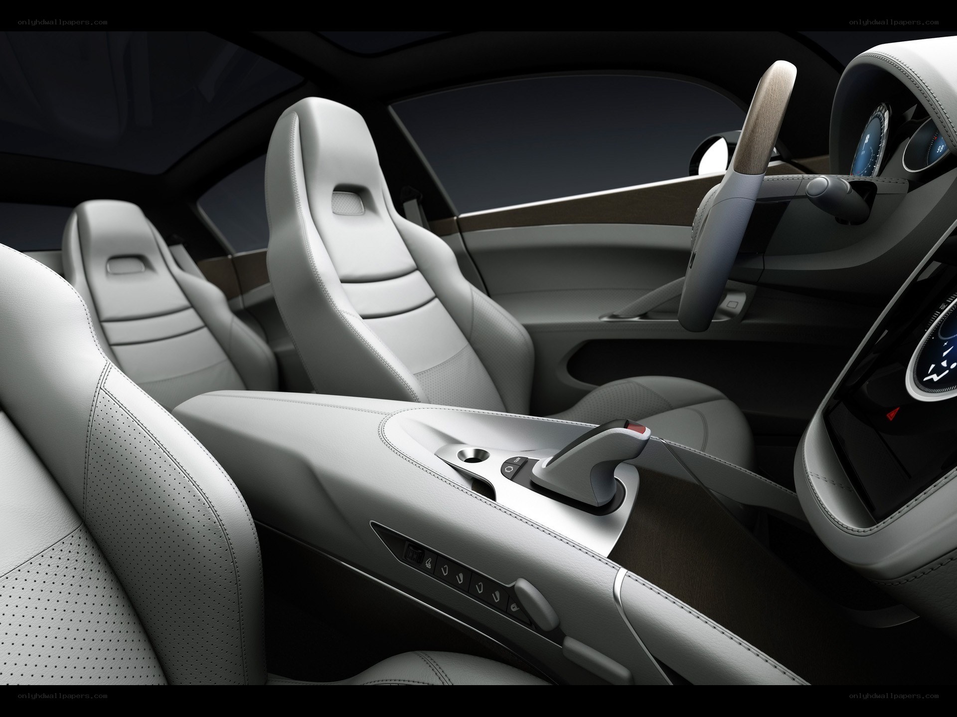 Luxury car interior