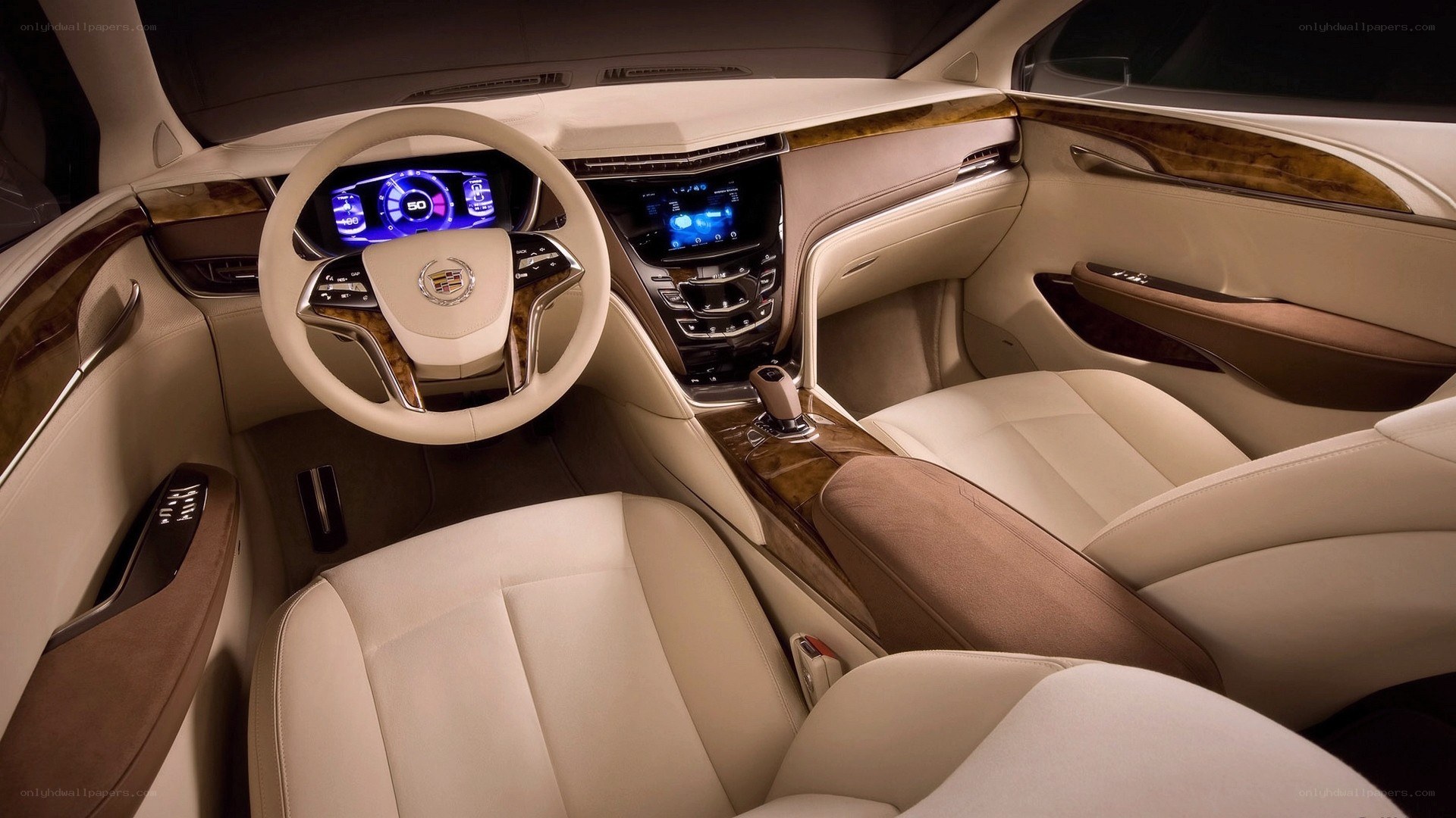 luxury car interior