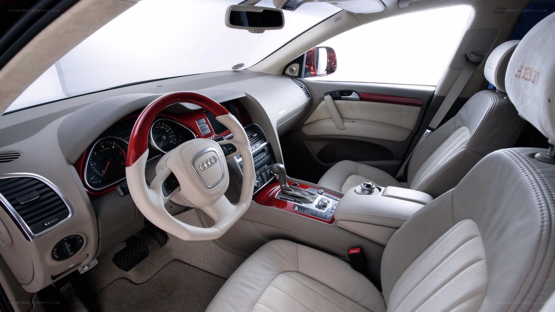 luxury car interior